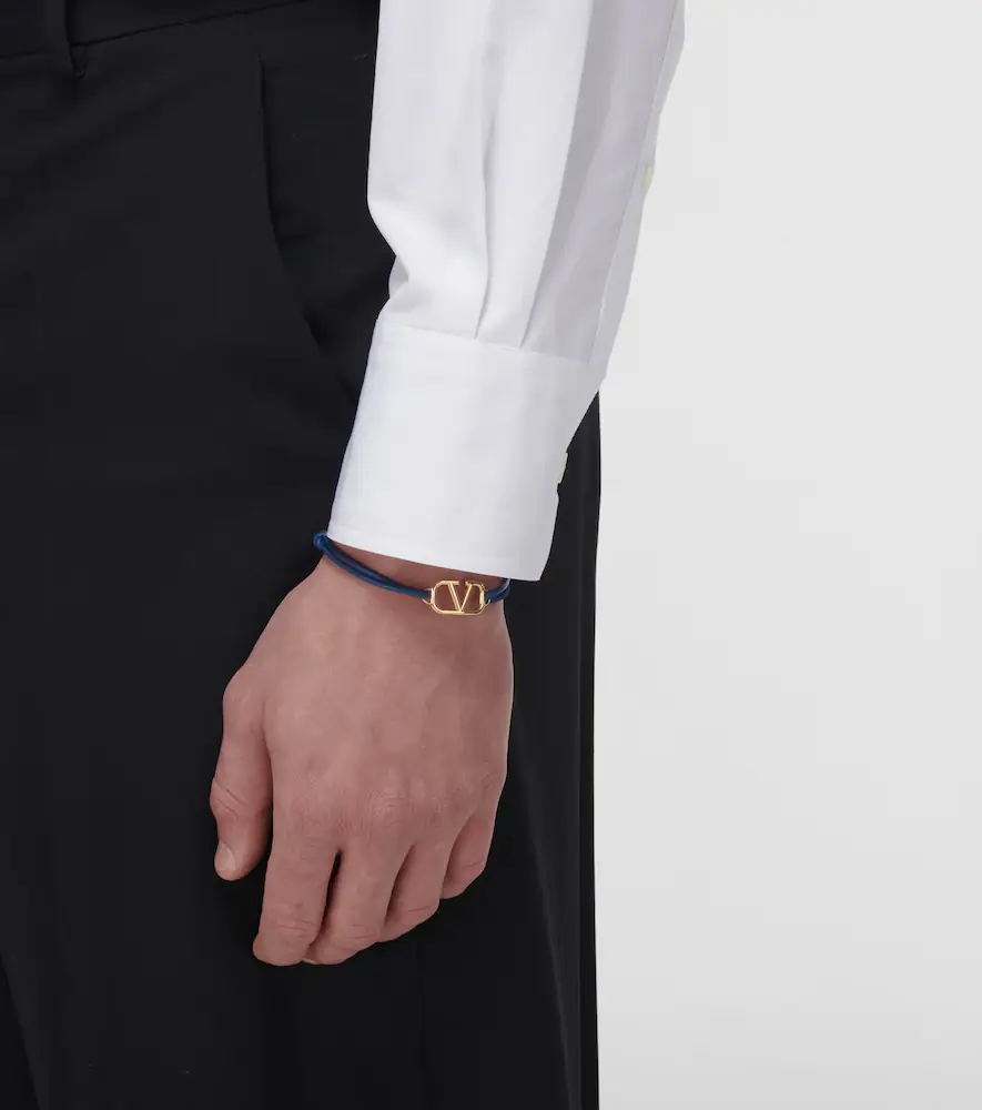 Valentino Garavani VLogo Signature leather bracelet | Thumbnail 2 Valentino Garavani VLogo Signature leather bracelet | Thumbnail 2