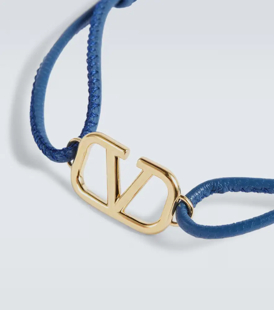 Valentino Garavani VLogo Signature leather bracelet | Thumbnail 4 Valentino Garavani VLogo Signature leather bracelet | Thumbnail 4