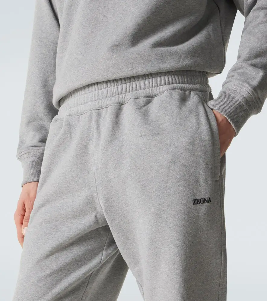 Zegna Logo cotton sweatpants | Thumbnail 5 Zegna Logo cotton sweatpants | Thumbnail 5