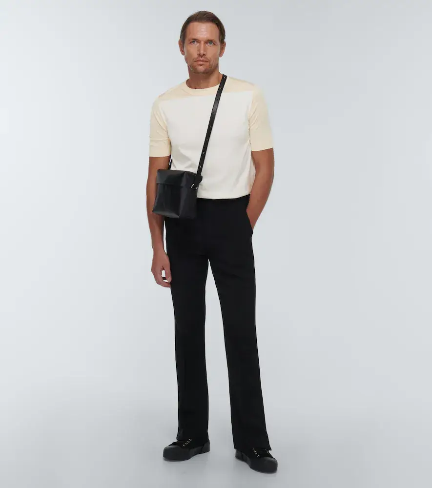 Jil Sander Oversized silk T-shirt | Thumbnail 2