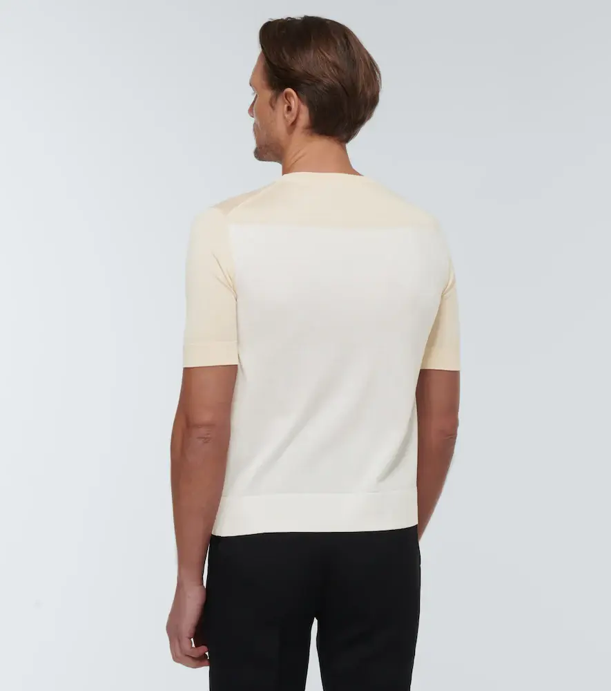 Jil Sander Oversized silk T-shirt | Thumbnail 3