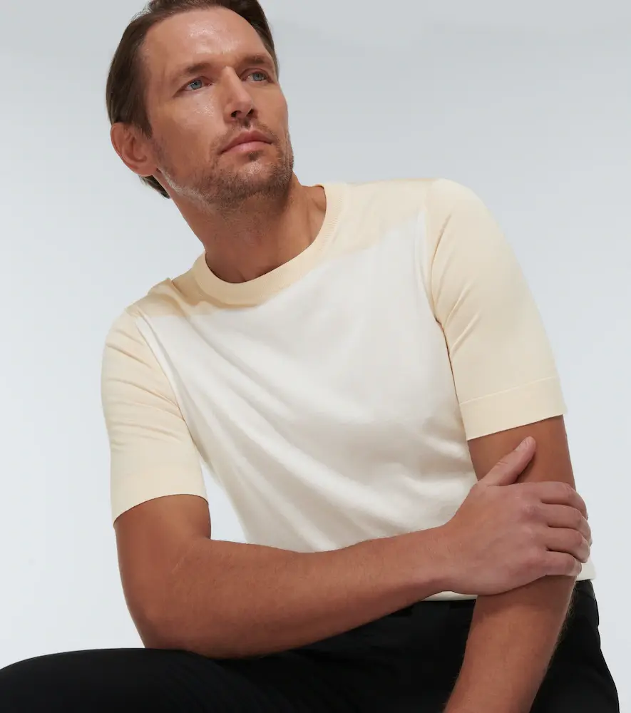 Jil Sander Oversized silk T-shirt | Thumbnail 4
