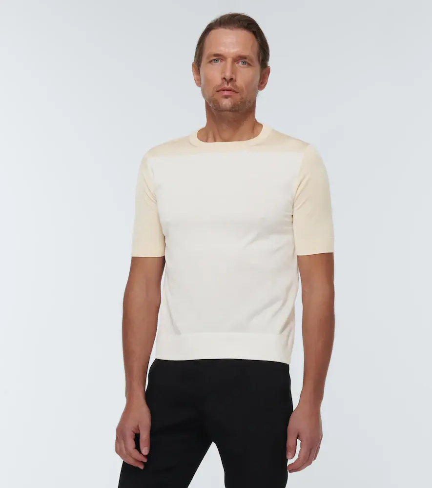 Jil Sander Oversized silk T-shirt | Thumbnail 5
