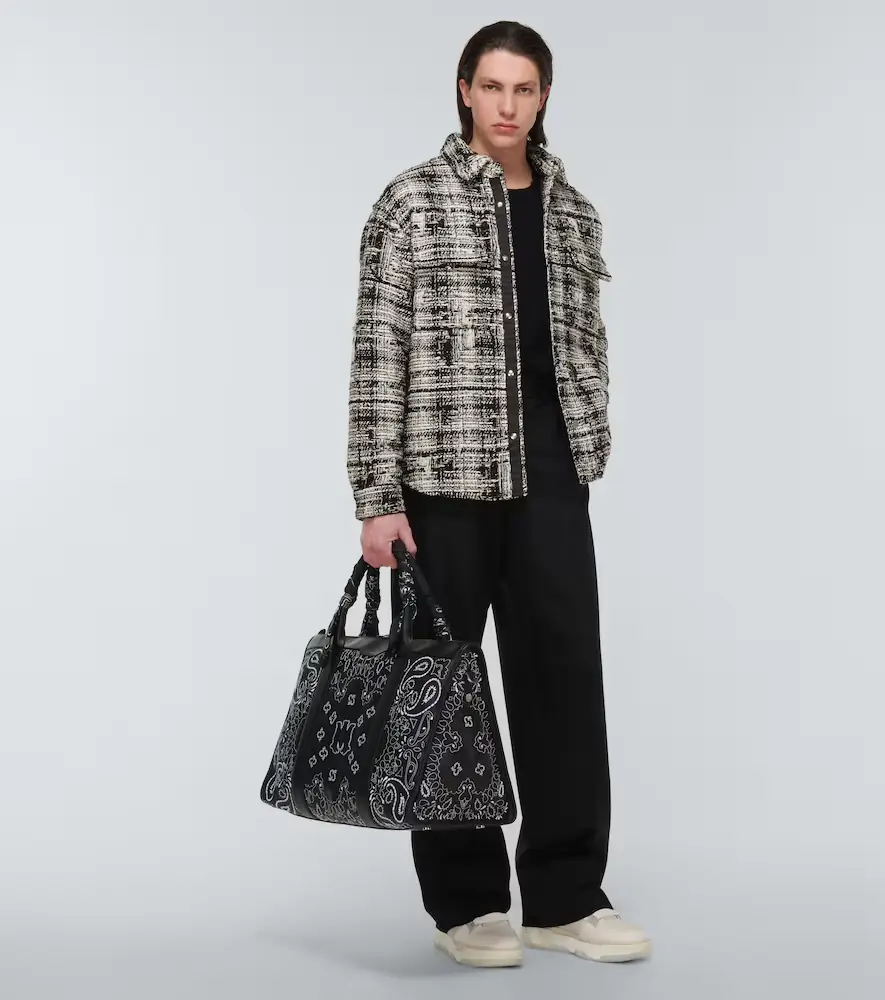 AMIRI Tweed blouson jacket | Thumbnail 4