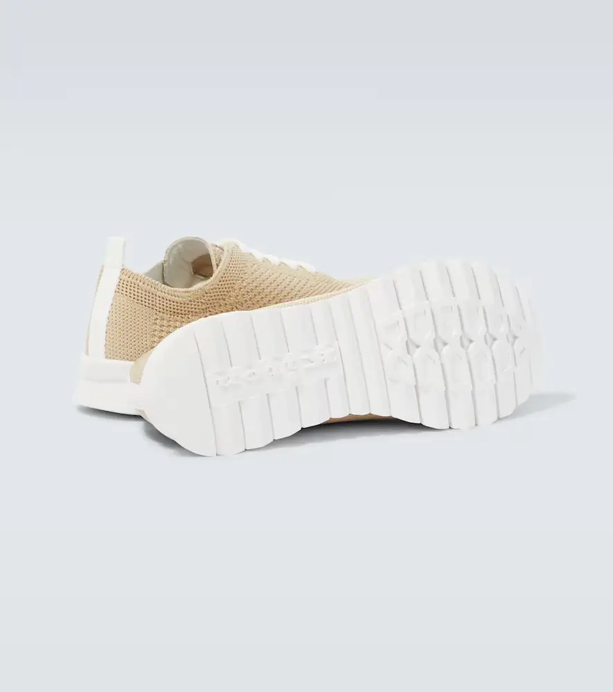 Kiton FITS knit cotton sneakers | Thumbnail 3