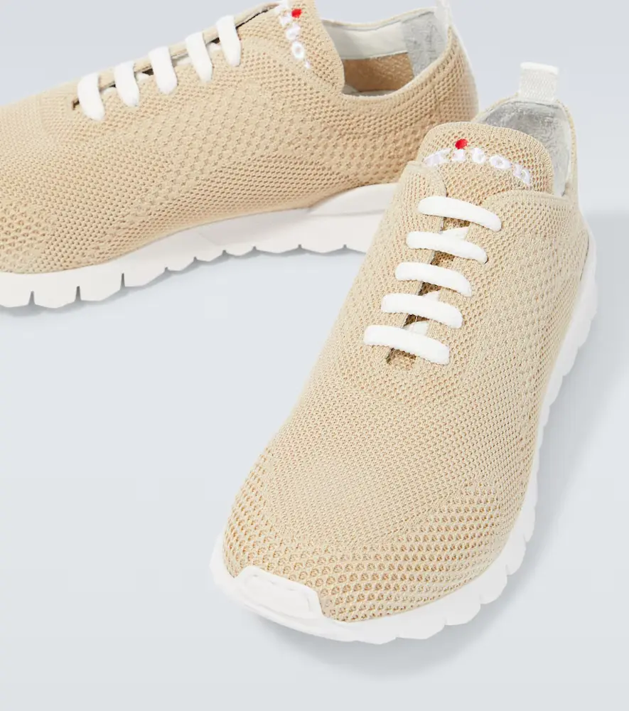 Kiton FITS knit cotton sneakers | Thumbnail 4
