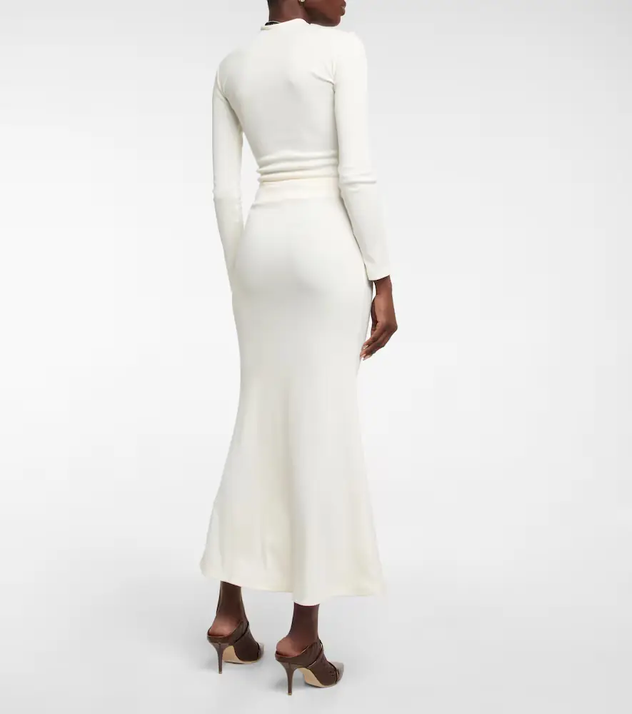 Christopher Esber Distort cutout high-waisted midi skirt | Thumbnail 2