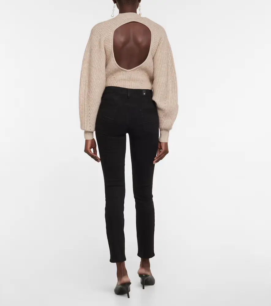 7 For All Mankind Roxanne mid-rise skinny jeans | Thumbnail 6 7 For All Mankind Roxanne mid-rise skinny jeans | Thumbnail 6