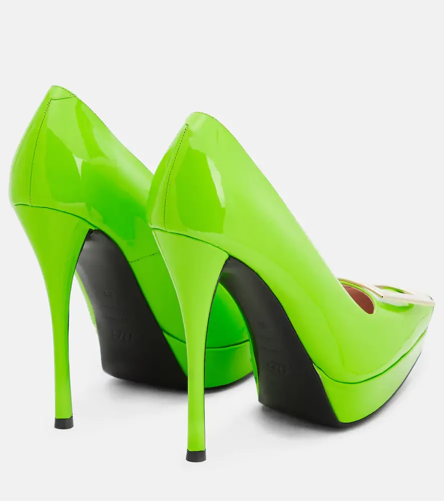 Roger Vivier Trompette patent leather platform pumps | Thumbnail 5 Roger Vivier Trompette patent leather platform pumps | Thumbnail 5