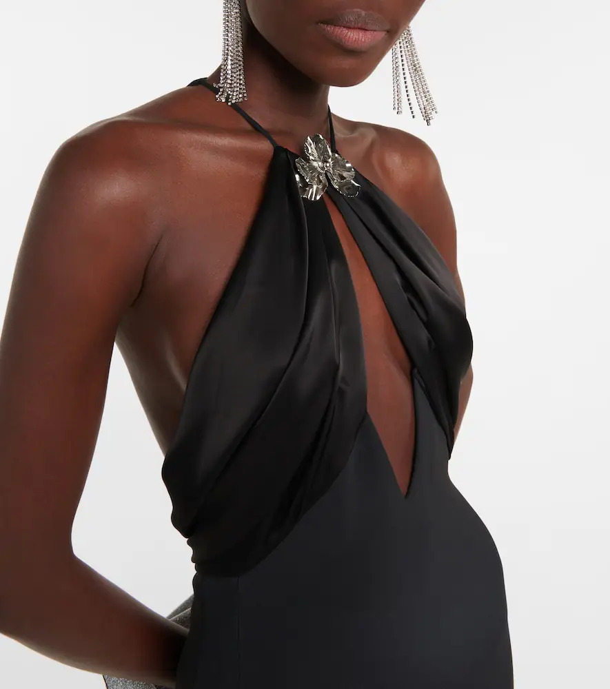 David Koma Embellished halter-neck minidress | Thumbnail 3 David Koma Embellished halter-neck minidress | Thumbnail 3