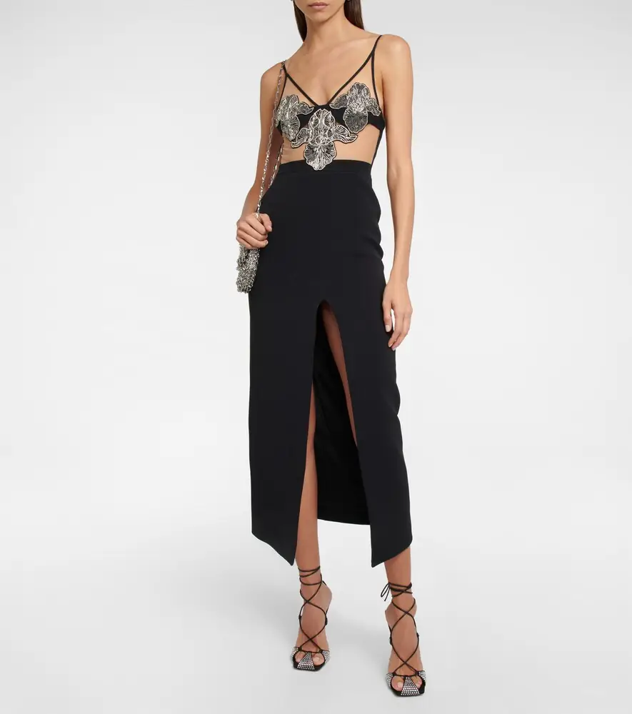David Koma Embellished midi dress | Thumbnail 5 David Koma Embellished midi dress | Thumbnail 5