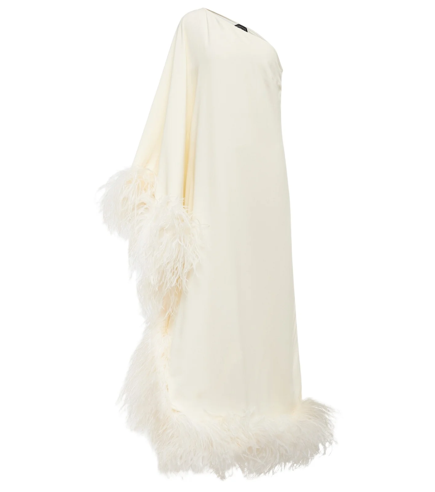 Ubud feather-trimmed gown Ubud feather-trimmed gown