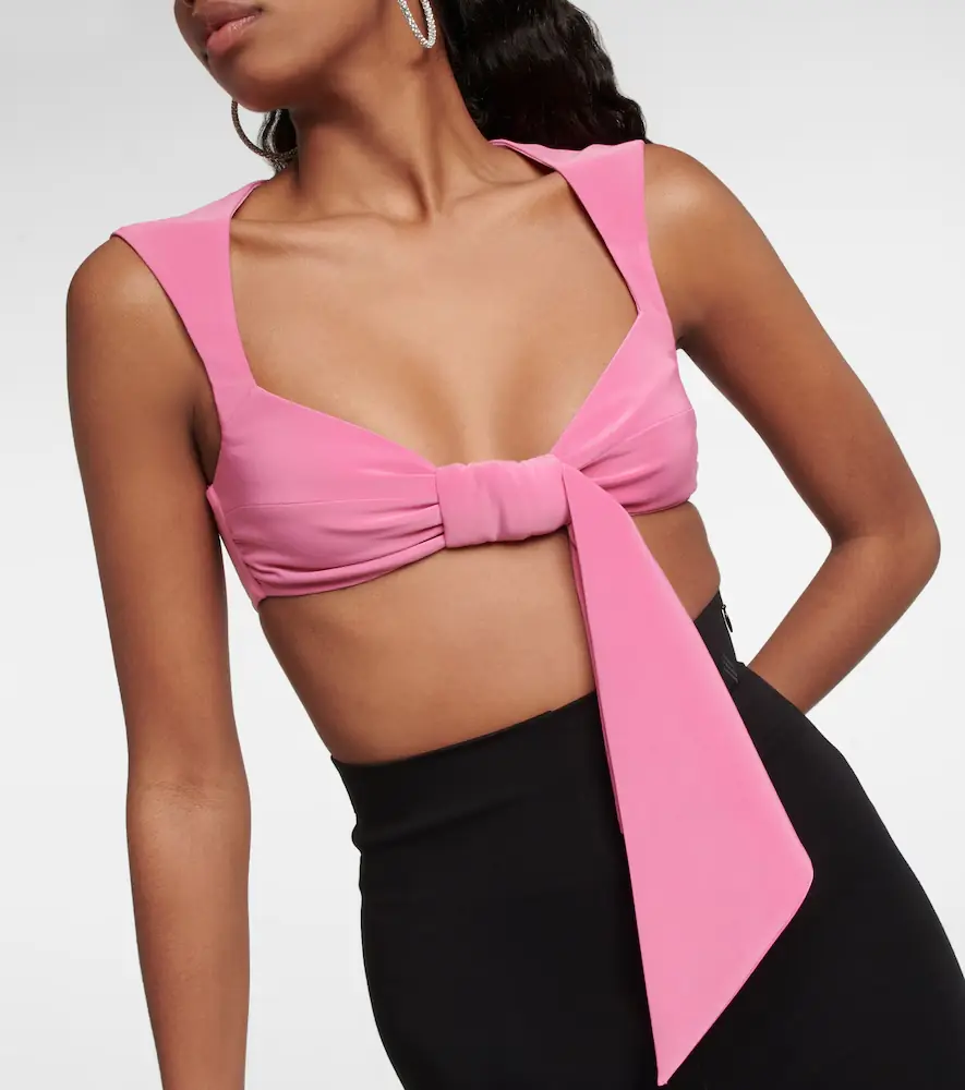 The Attico Jersey crop top | Thumbnail 2 The Attico Jersey crop top | Thumbnail 2