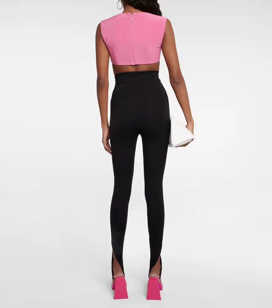 The Attico Jersey crop top | Thumbnail 3 The Attico Jersey crop top | Thumbnail 3