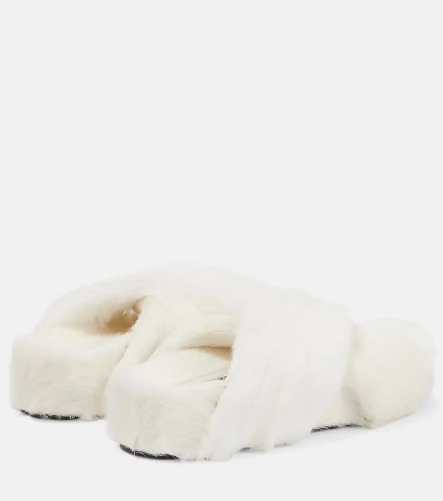 Jil Sander Shearling sandals | Thumbnail 4