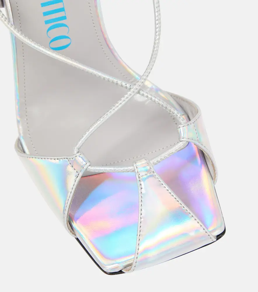 The Attico Adele metallic leather sandals | Thumbnail 2 The Attico Adele metallic leather sandals | Thumbnail 2