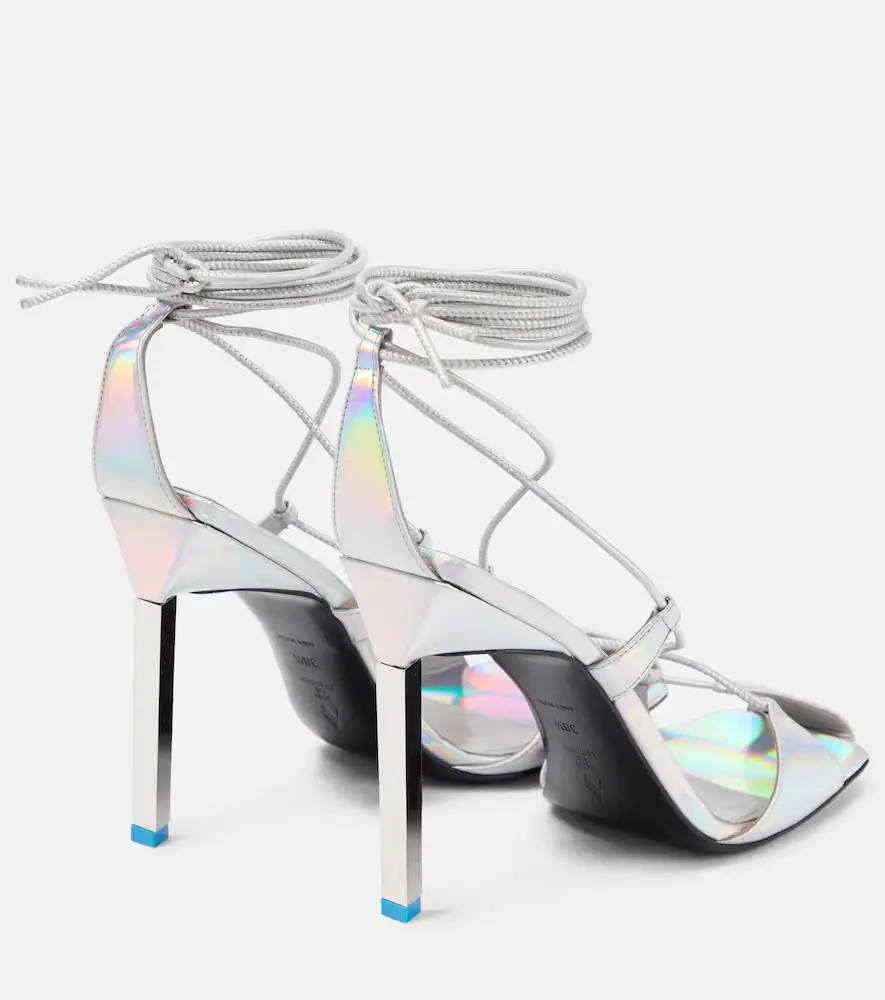 The Attico Adele metallic leather sandals | Thumbnail 3 The Attico Adele metallic leather sandals | Thumbnail 3