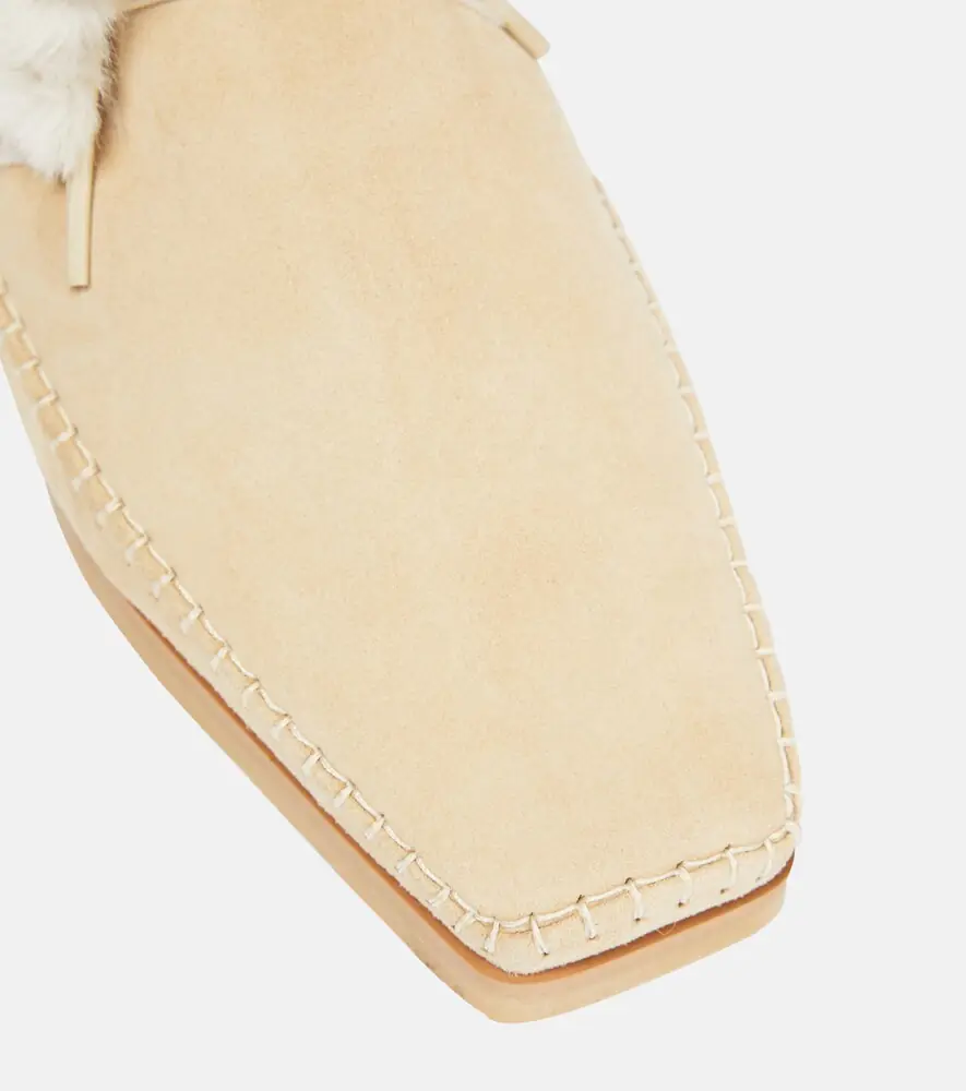TOTEME Lace-up suede moccasins | Thumbnail 5