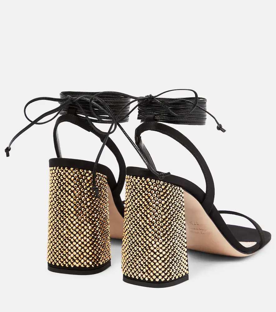 Miu Miu Embellished satin sandals | Thumbnail 5