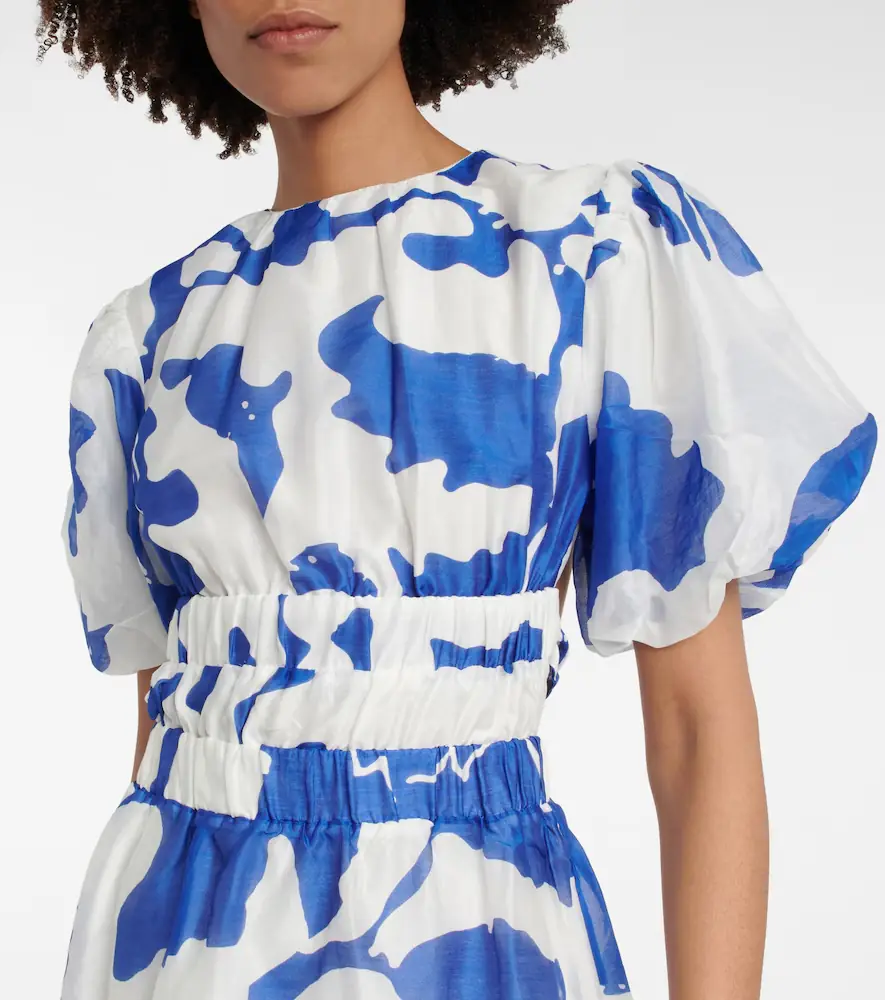 SIR. Vivi printed cotton and silk minidress | Thumbnail 2