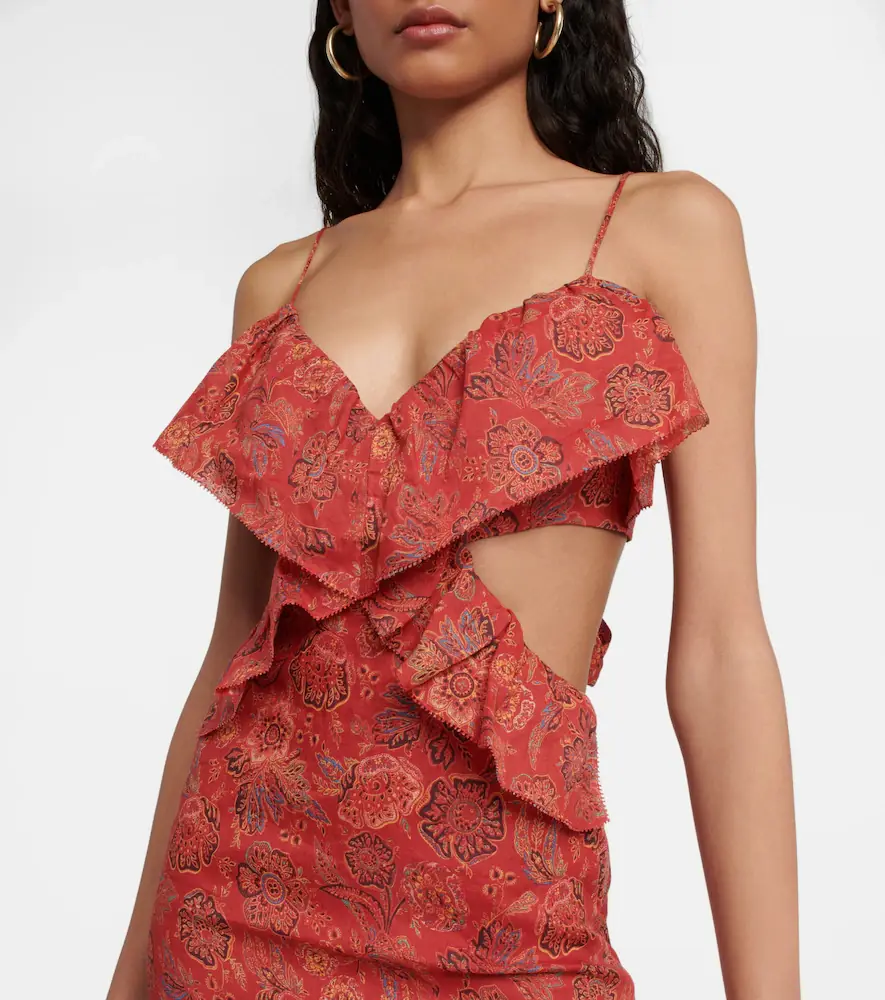 SIR. Allegra floral ramie maxi dress | Thumbnail 2