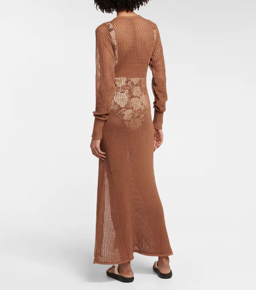 SIR. Dulcie cotton-blend maxi dress | Thumbnail 6