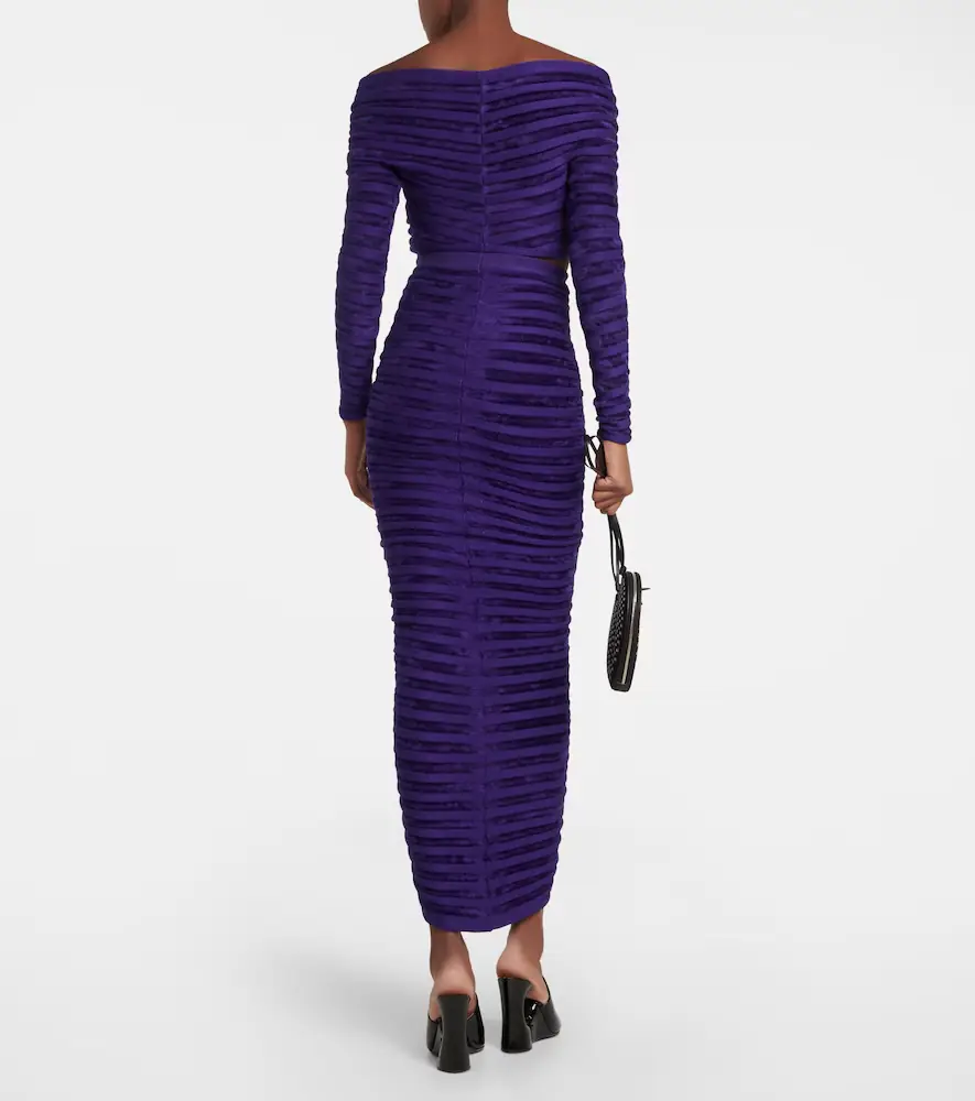 Alaïa Alaïa Off-shoulder cinched top | Thumbnail 4 Alaïa Alaïa Off-shoulder cinched top | Thumbnail 4