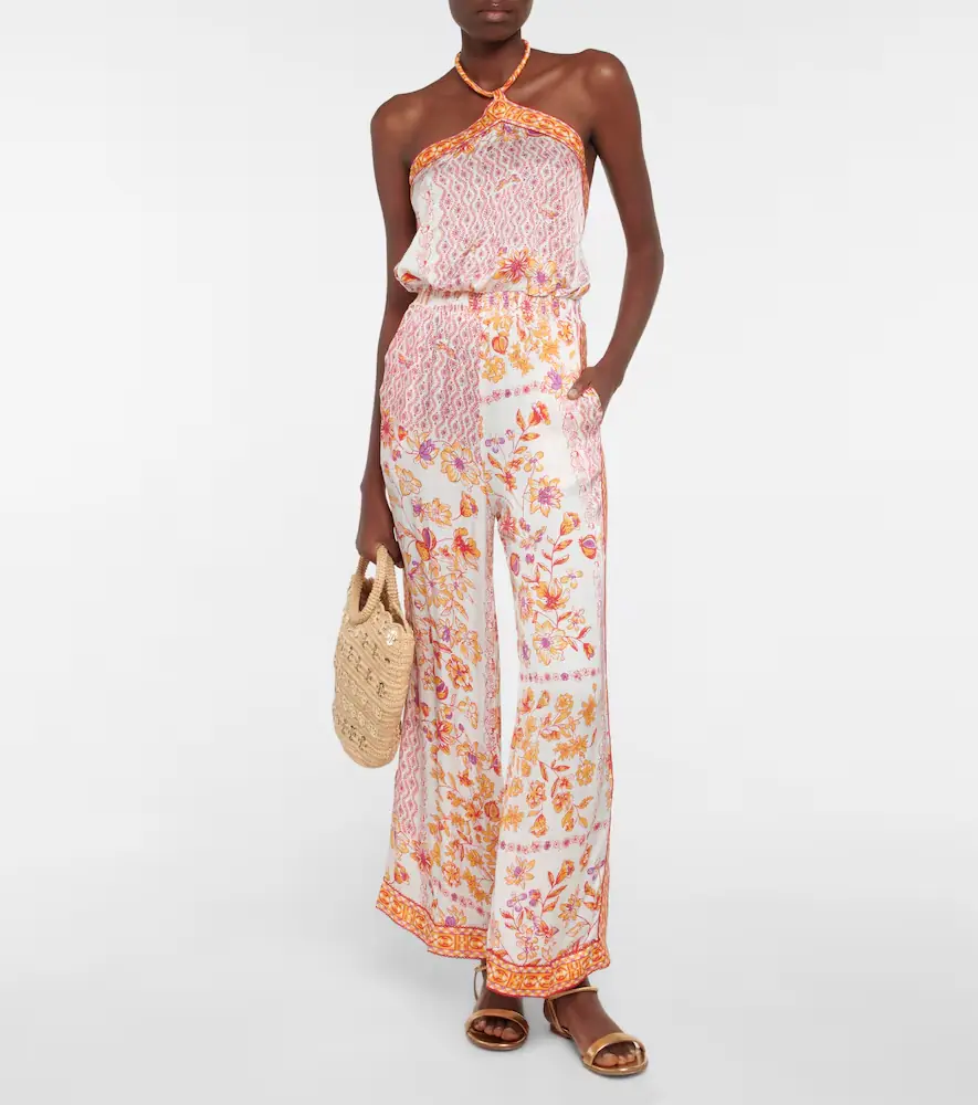 Poupette St Barth Isabelle printed halterneck jumpsuit | Thumbnail 2 Poupette St Barth Isabelle printed halterneck jumpsuit | Thumbnail 2