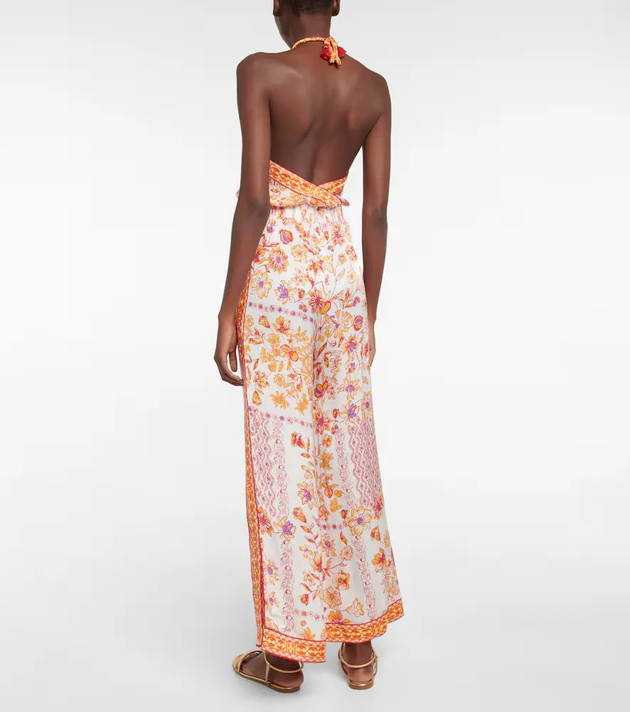 Poupette St Barth Isabelle printed halterneck jumpsuit | Thumbnail 3 Poupette St Barth Isabelle printed halterneck jumpsuit | Thumbnail 3