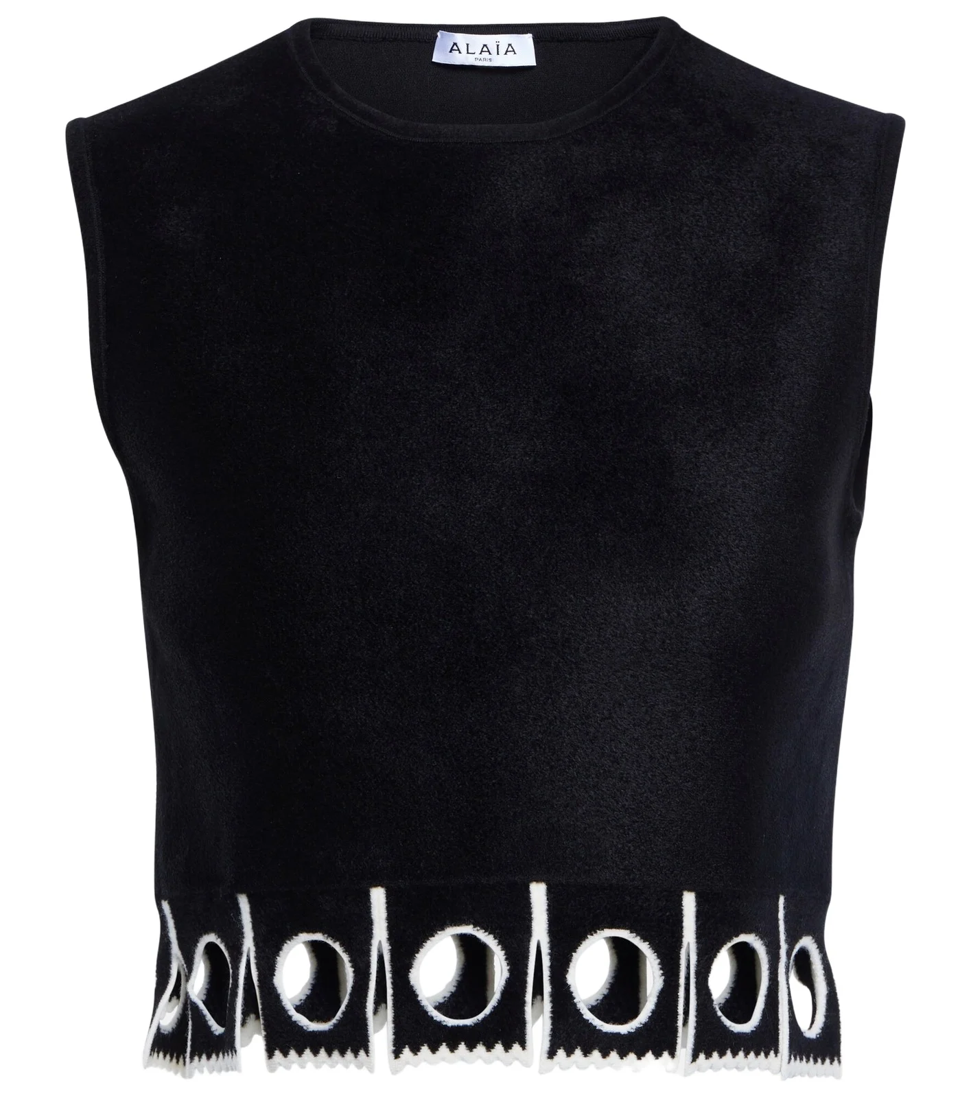 ALAÏA Sleeveless cropped top