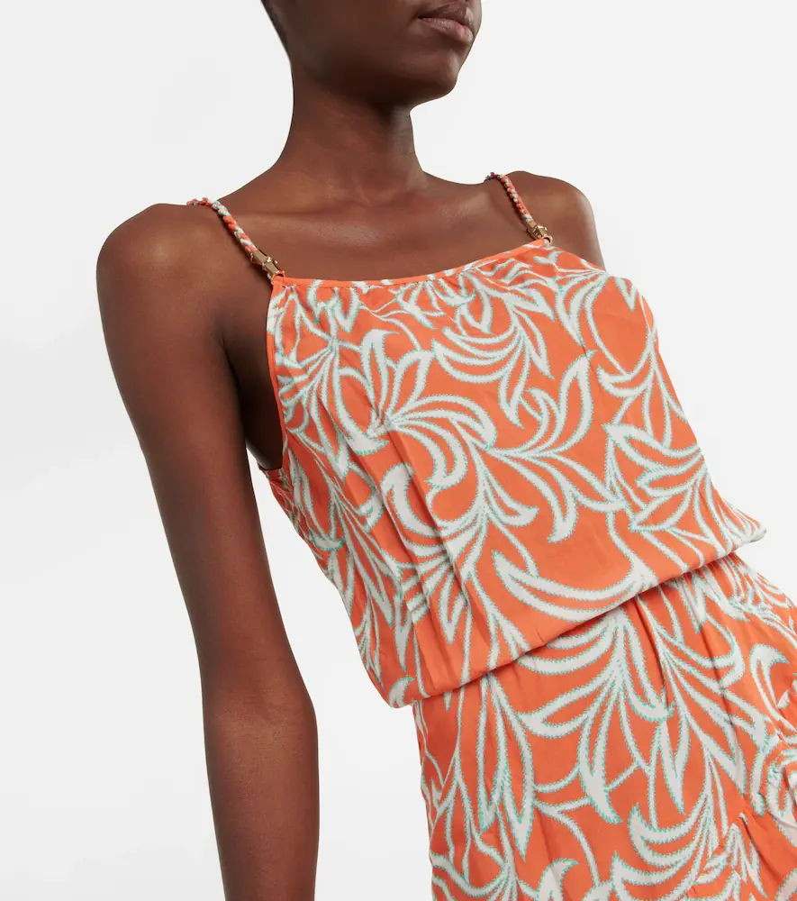 Heidi Klein Printed ruffled minidress | Thumbnail 3