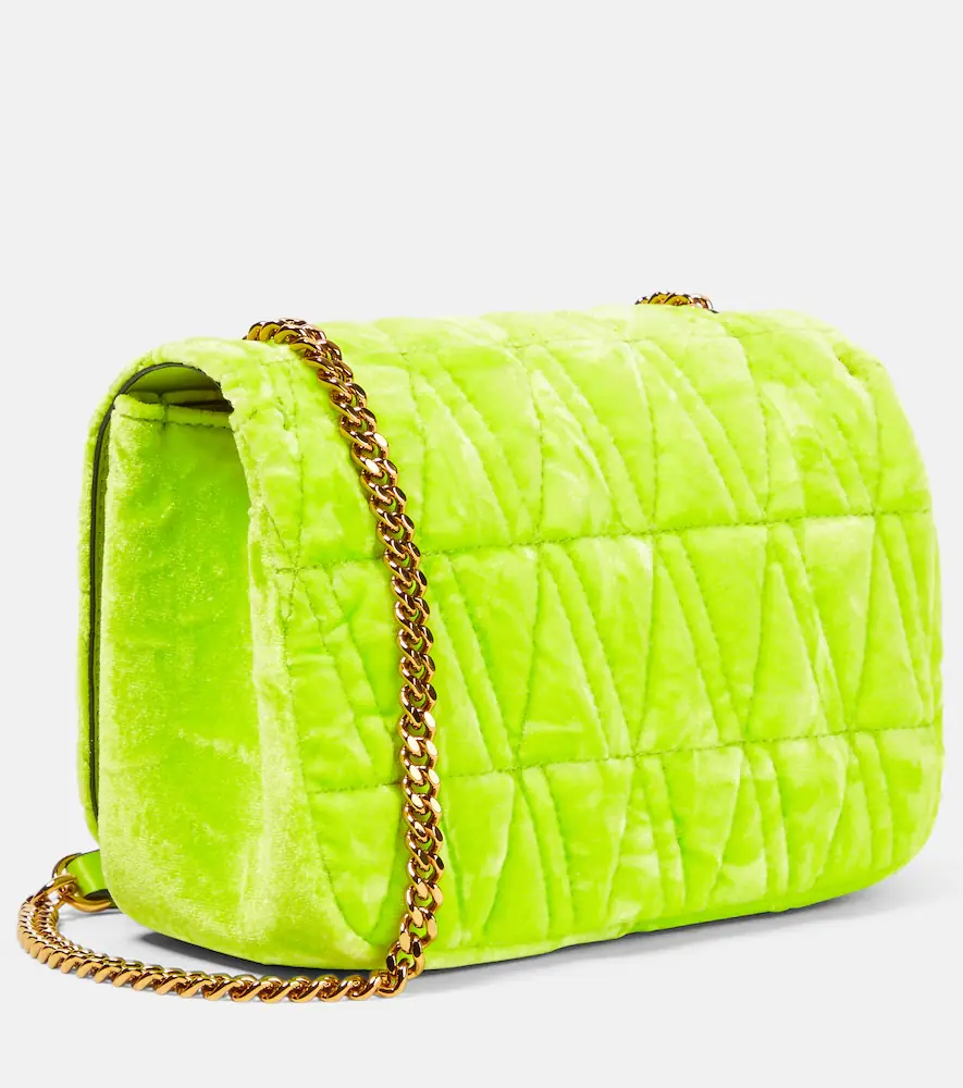 Versace Virtus Small velvet shoulder bag | Thumbnail 2