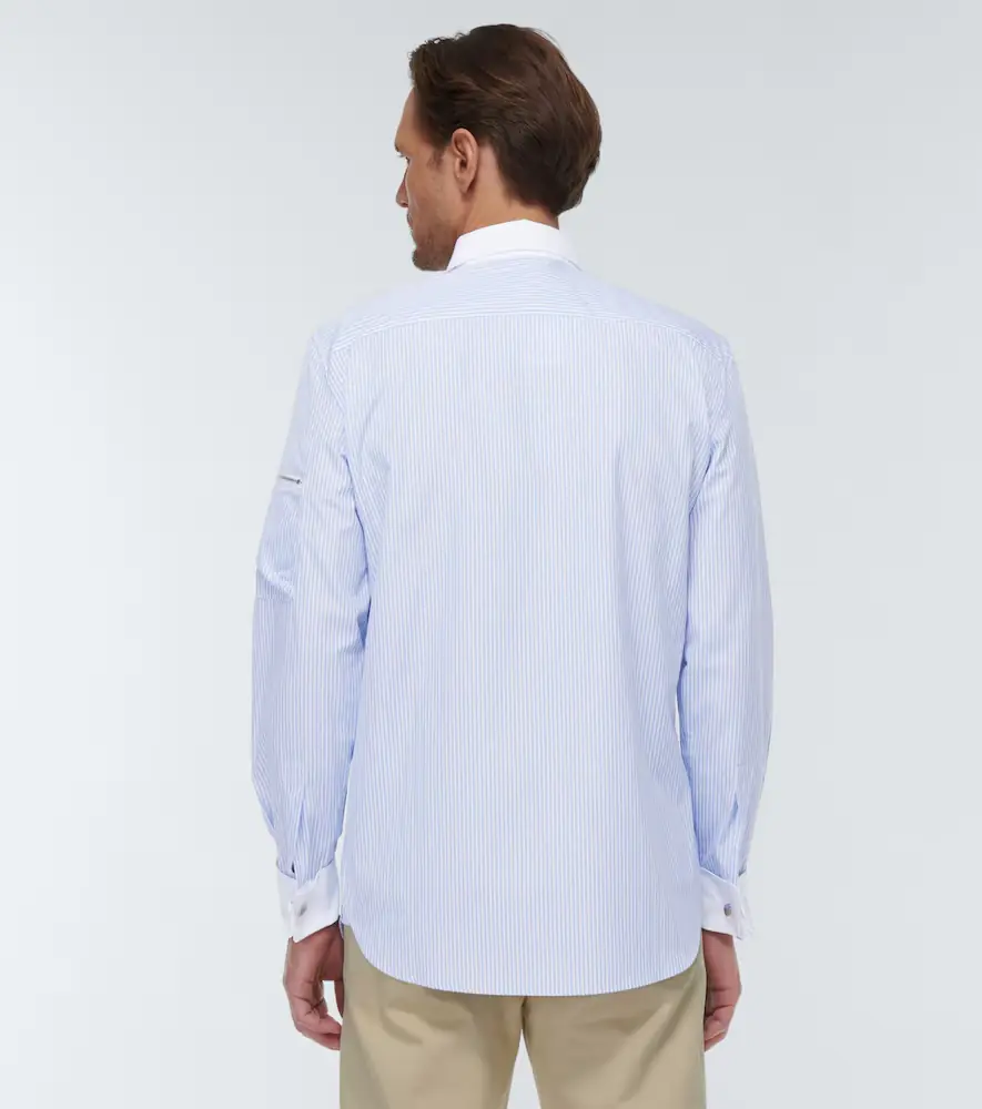 Winnie New York Striped cotton poplin shirt | Thumbnail 3