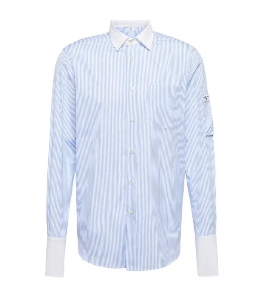 Winnie New York Striped cotton poplin shirt