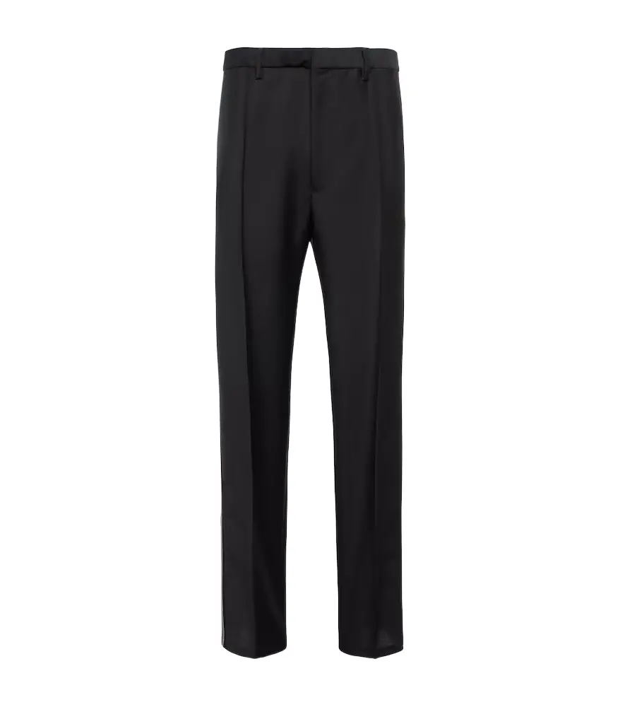Prada Mohair and wool logo pants | Image 1 Prada Mohair and wool logo pants | Image 1