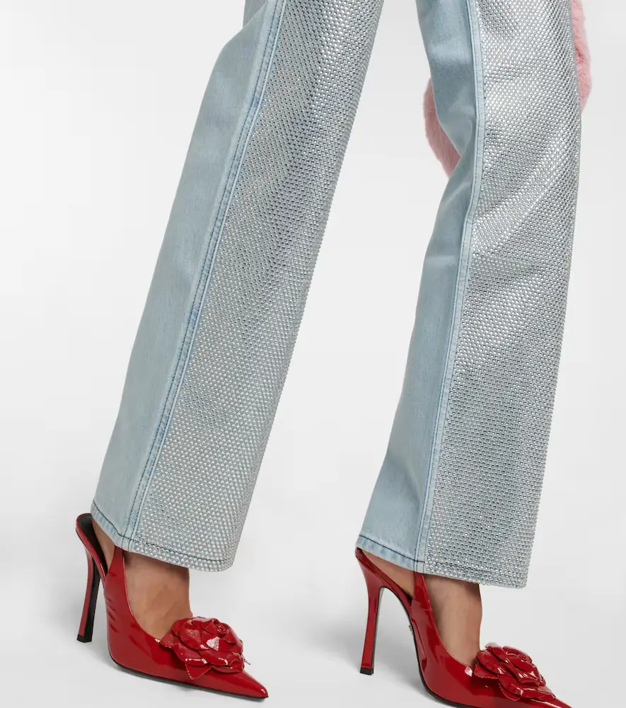 Frame Le Jane embellished high-rise jeans | Thumbnail 2