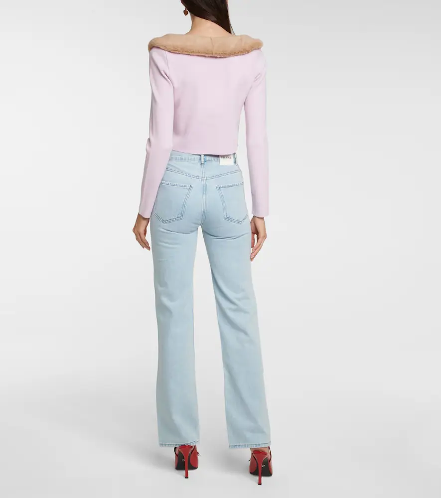 Frame Le Jane embellished high-rise jeans | Thumbnail 3