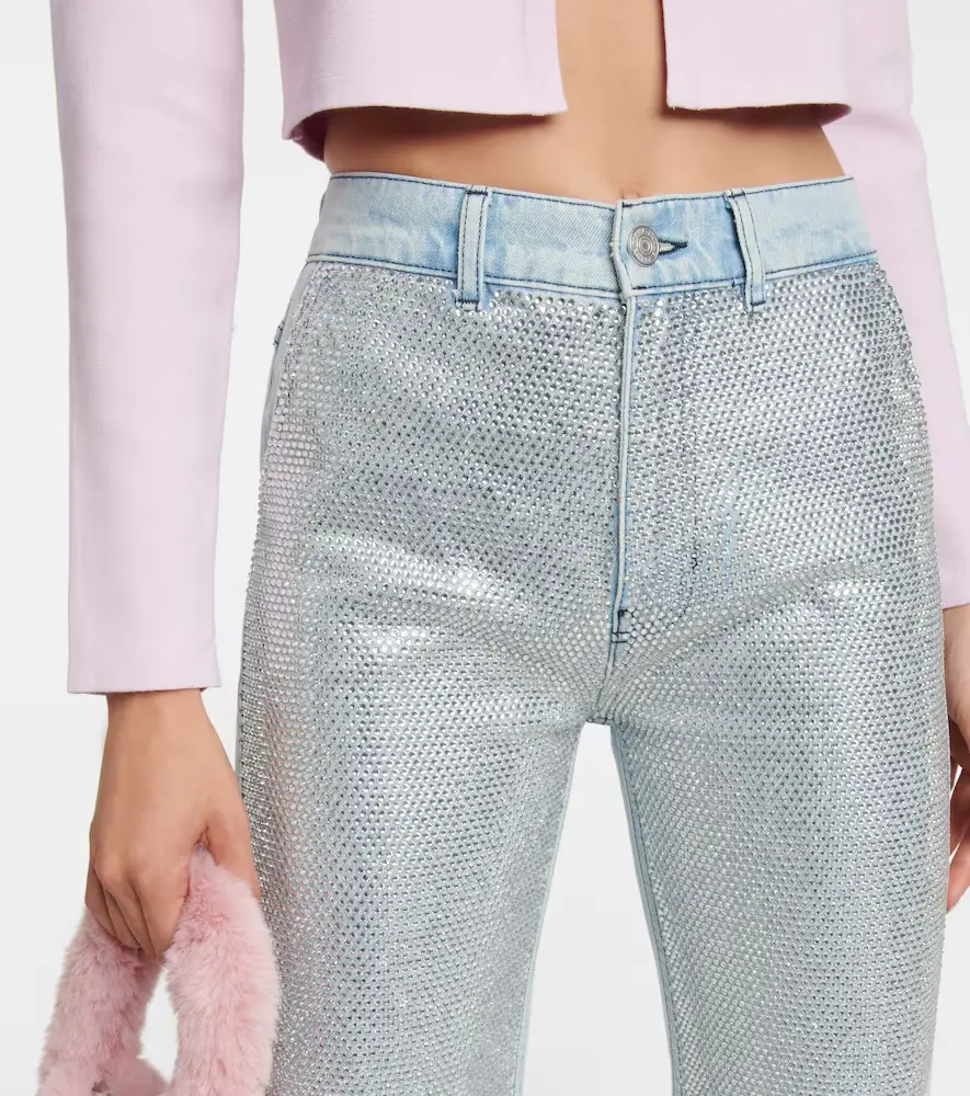Frame Le Jane embellished high-rise jeans | Thumbnail 4