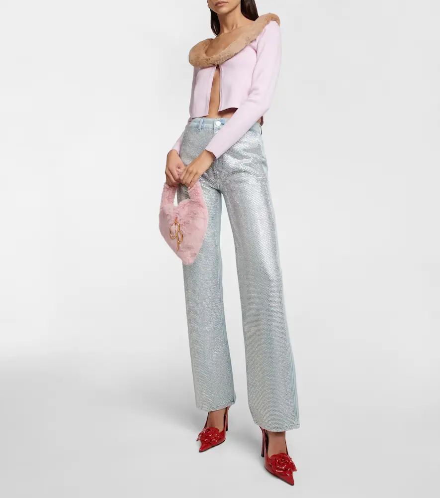 Frame Le Jane embellished high-rise jeans | Thumbnail 5