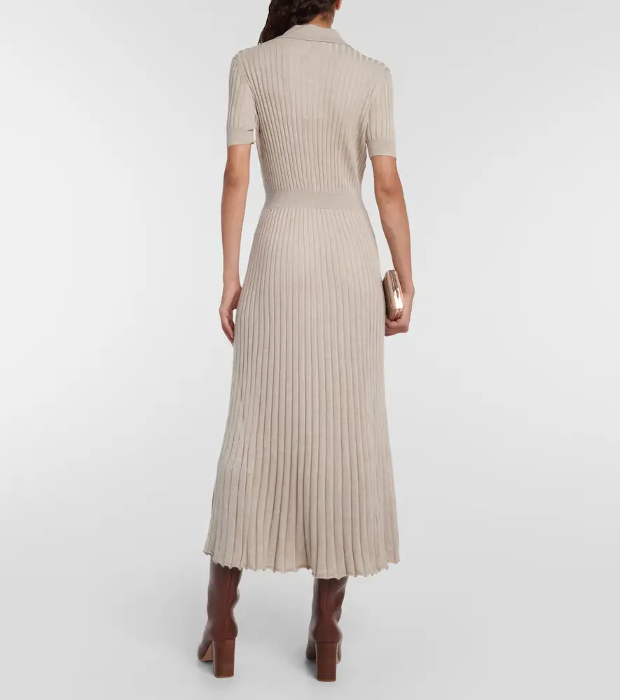 Gabriela Hearst Amor silk and cashmere midi dress | Thumbnail 5 Gabriela Hearst Amor silk and cashmere midi dress | Thumbnail 5