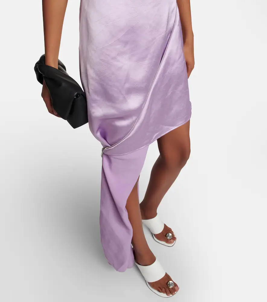 JW Anderson Satin zip slip dress | Thumbnail 5