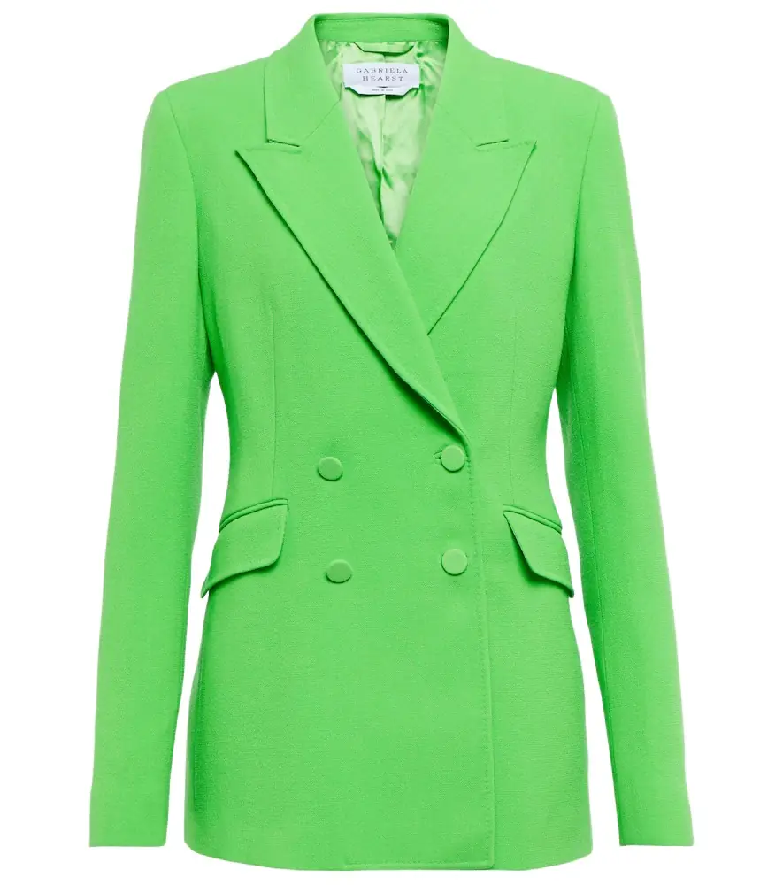 Gabriela Hearst Stephanie double-breasted virgin wool blazer | Image 1 Gabriela Hearst Stephanie double-breasted virgin wool blazer | Image 1