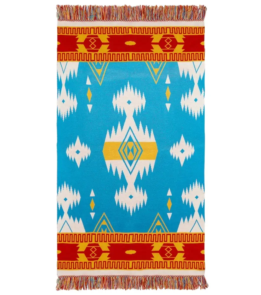 Alanui Icon jacquard wool throw | Image 1 Alanui Icon jacquard wool throw | Image 1