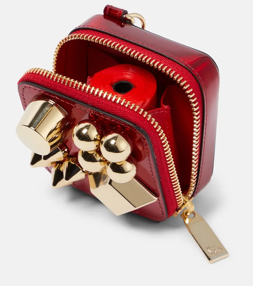 Christian Louboutin Embellished leather waste bag holder | Thumbnail 3