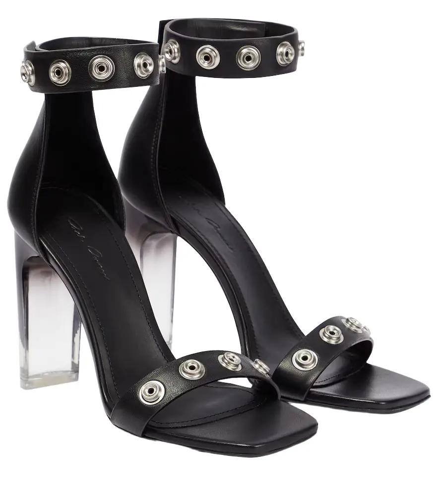 Rick Owens Snaps leather sandals