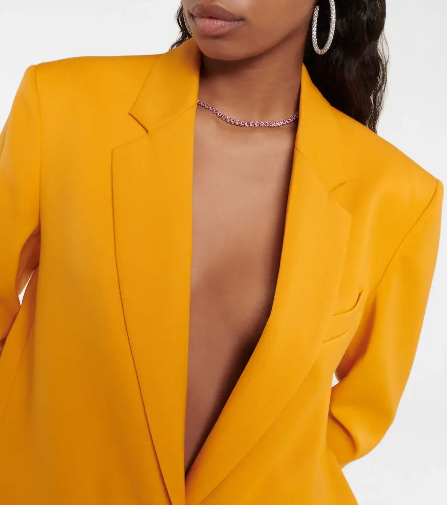 Amina Muaddi Tennis crystal-embellished necklace | Thumbnail 4 Amina Muaddi Tennis crystal-embellished necklace | Thumbnail 4