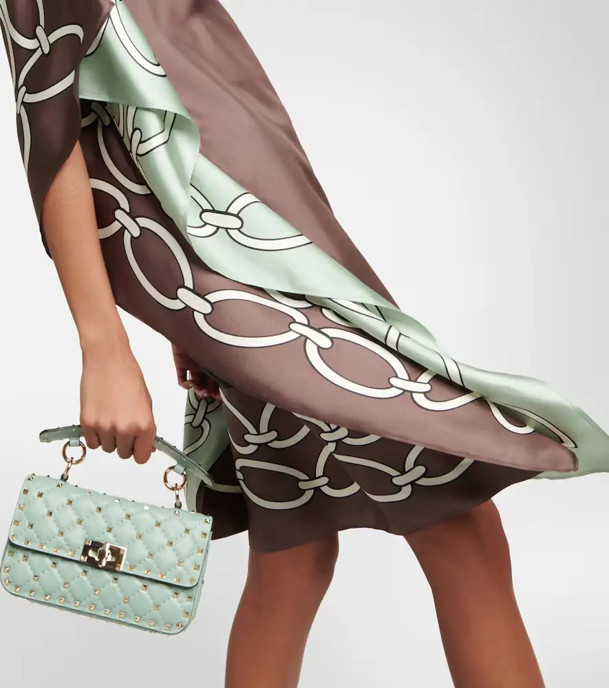 Valentino Garavani Chain-print silk kaftan dress | Thumbnail 2 Valentino Garavani Chain-print silk kaftan dress | Thumbnail 2