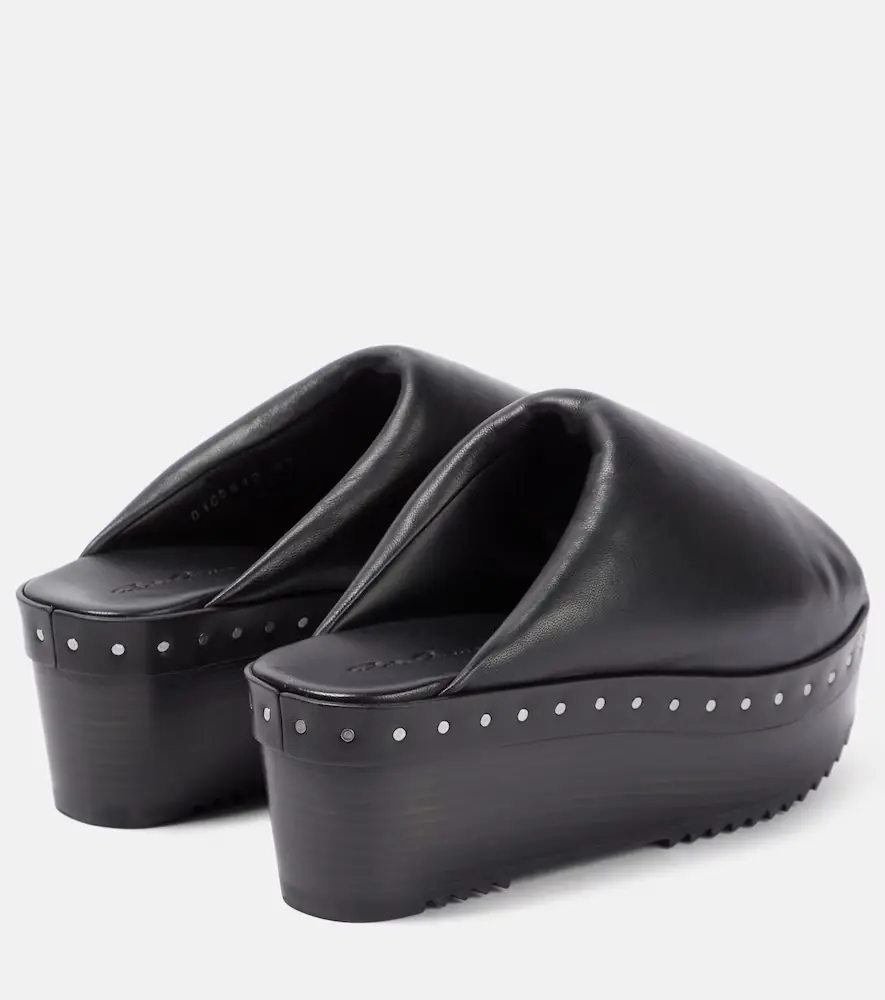 Rick Owens Padded leather platform sandals | Thumbnail 4 Rick Owens Padded leather platform sandals | Thumbnail 4