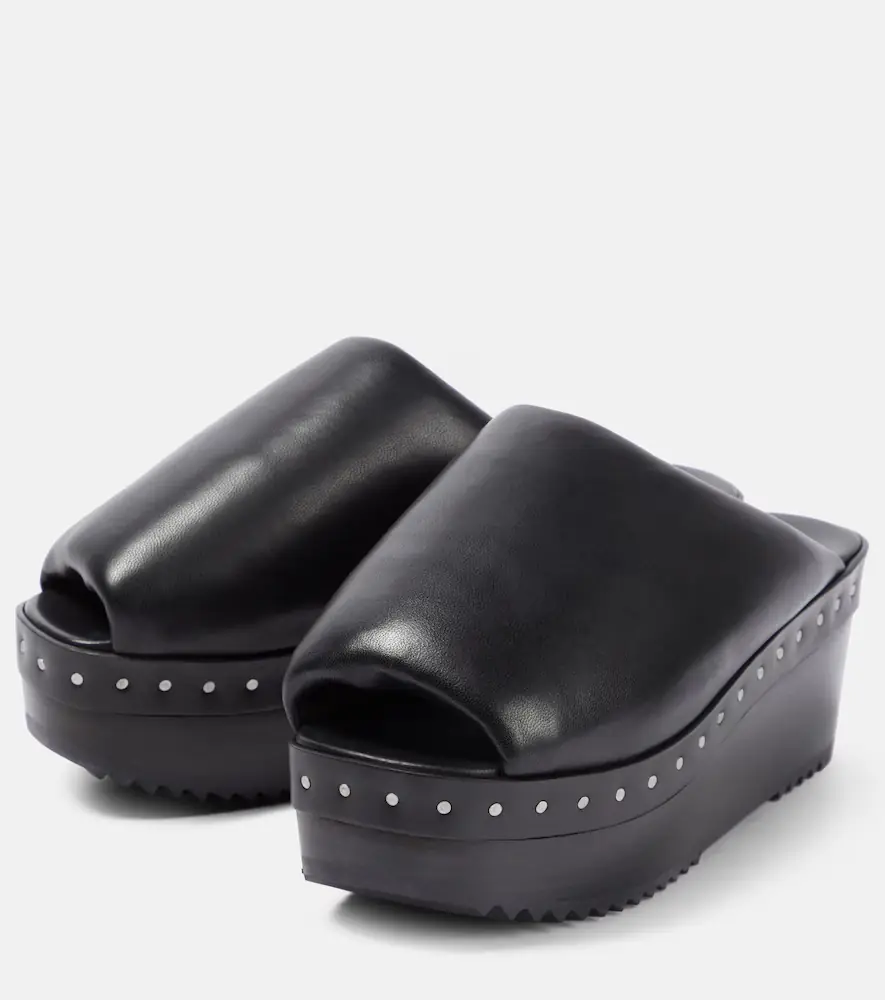 Rick Owens Padded leather platform sandals | Thumbnail 6 Rick Owens Padded leather platform sandals | Thumbnail 6
