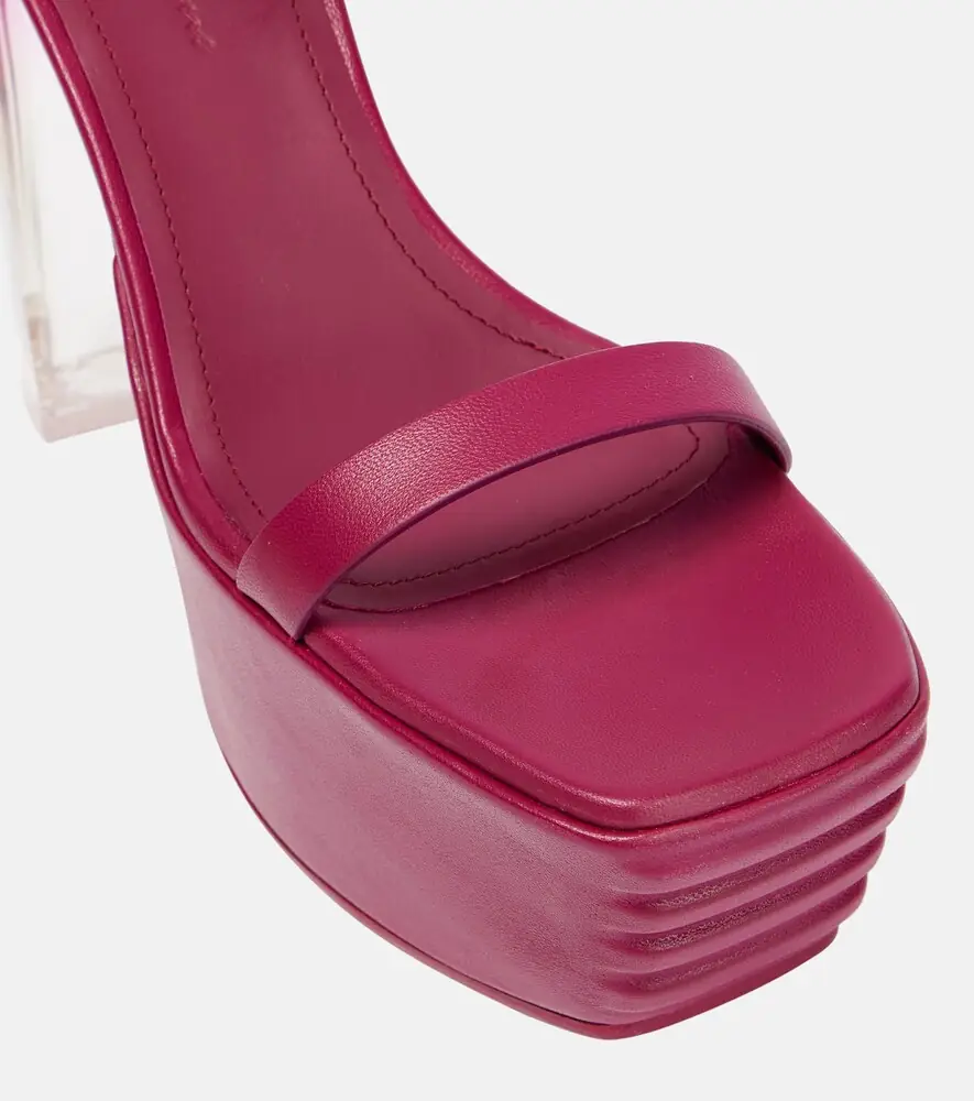 Rick Owens Minimal leather platform sandals | Thumbnail 5